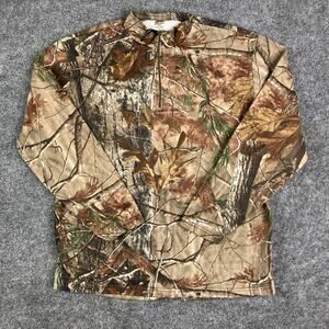 Medalist Pullover Mens Size L Camo Half Zip Hunting Shirt Outdoor Long Sleeve